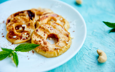 Waffle Iron Baked Apples