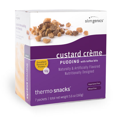 Custard Crème Pudding with Toffee Bits
